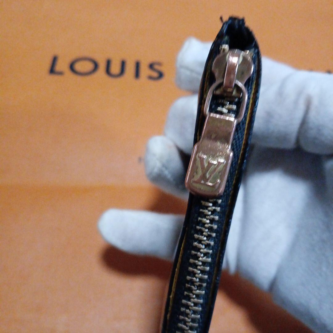 ルイ・ヴィトン　訳あり良品エピ　ポシェット　クレ　キーリング付き小銭入れ