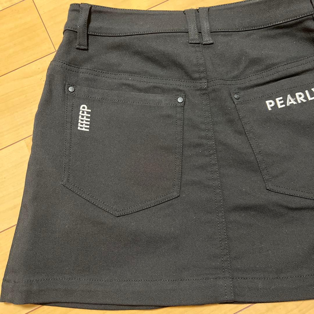 PEARLY GATES 黒 ミニスカート　０