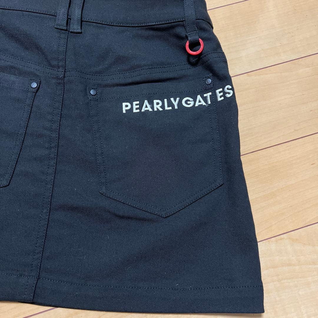 PEARLY GATES 黒 ミニスカート　０