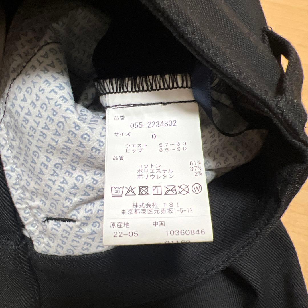 PEARLY GATES 黒 ミニスカート　０