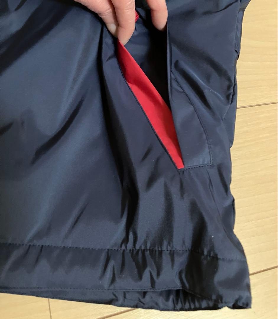 新品タグ付き80年代日本製デサントマンシングウエアネイビー ポケッタブルベストM