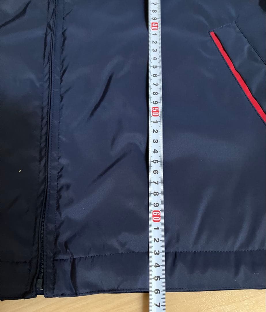 新品タグ付き80年代日本製デサントマンシングウエアネイビー ポケッタブルベストM