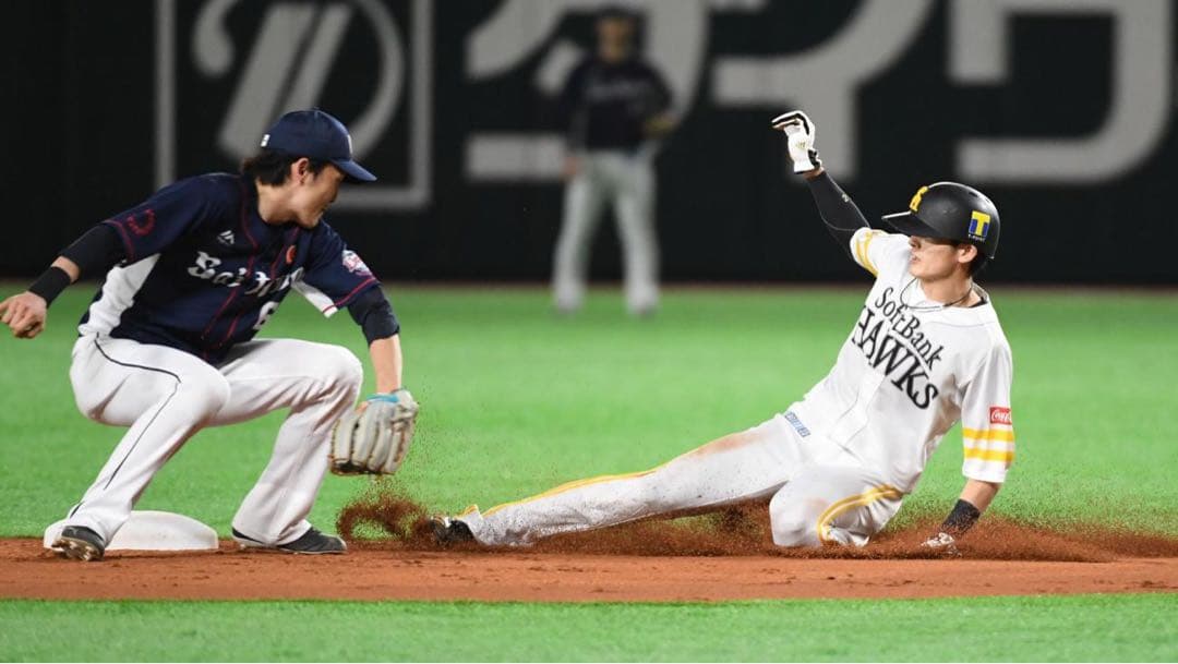 ソフトバンクホークス　周東佑京 #23　バット NPBマーク 支給品　実使用