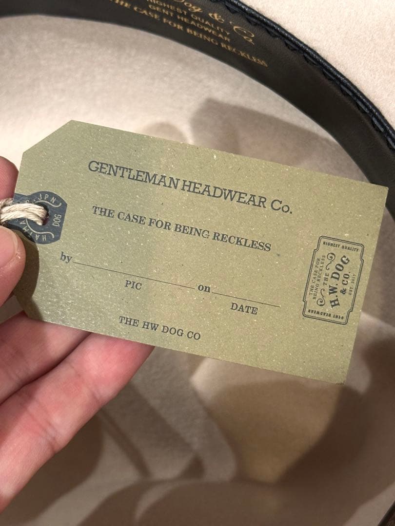THE H.W.DOG&CO. ウールフェルトハット　38