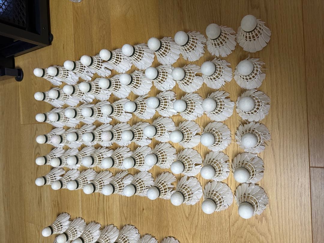 【美品中古】エアロセンサ600 バドミントンシャトル 114球