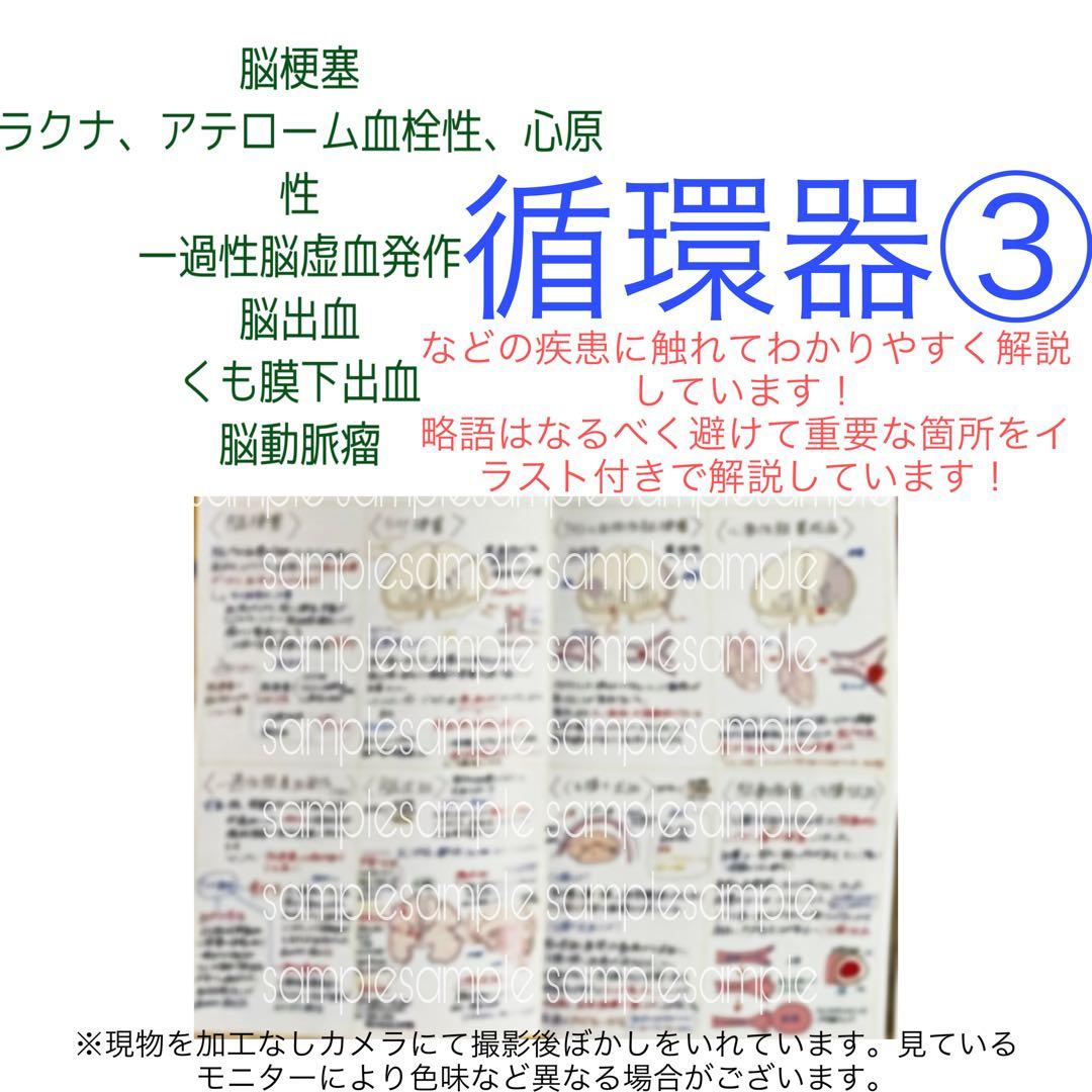 【セット割引！】循環器疾患をわかりやすく解説！　看護師国家試験対策　実習　必修
