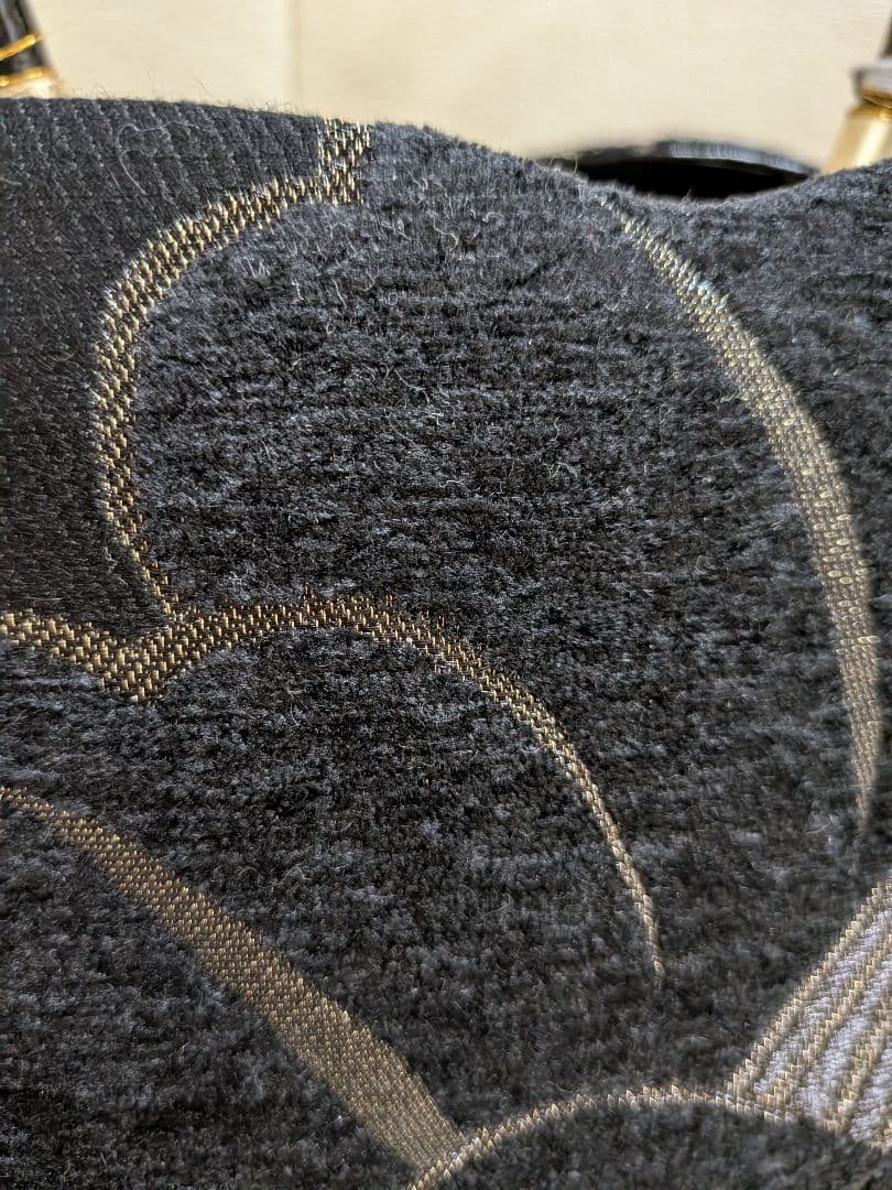 黒花柄刺繍 和装用バッグと草履まとめて　振袖などに　美品