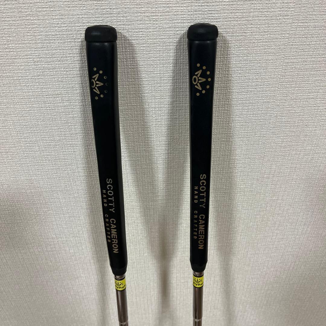 Scotty Cameron パター 2本セットNo1&No2 純正グリップ装着
