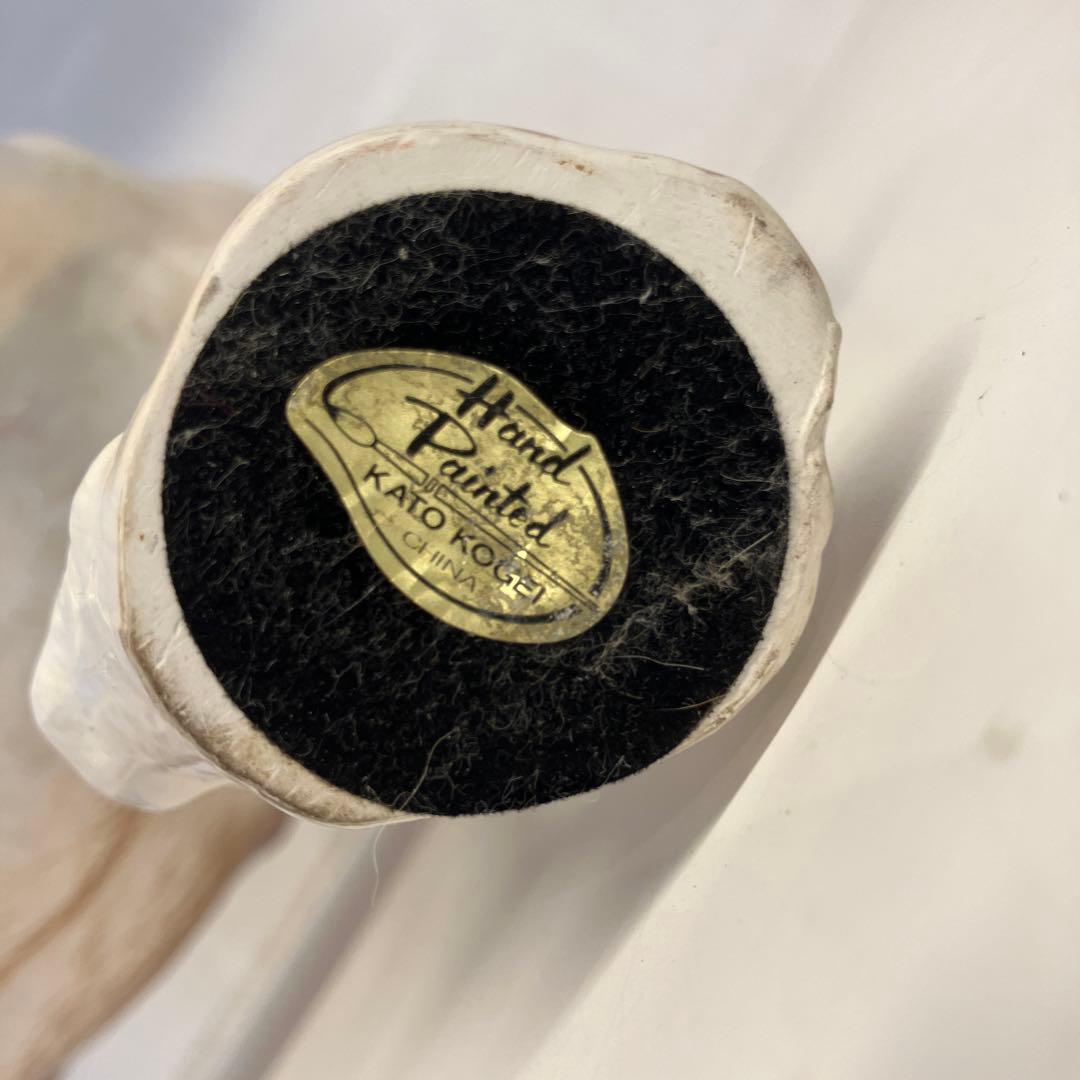 加藤工芸 芝犬 陶器 置物KATO KOUGEI ハンドプリント 38cm