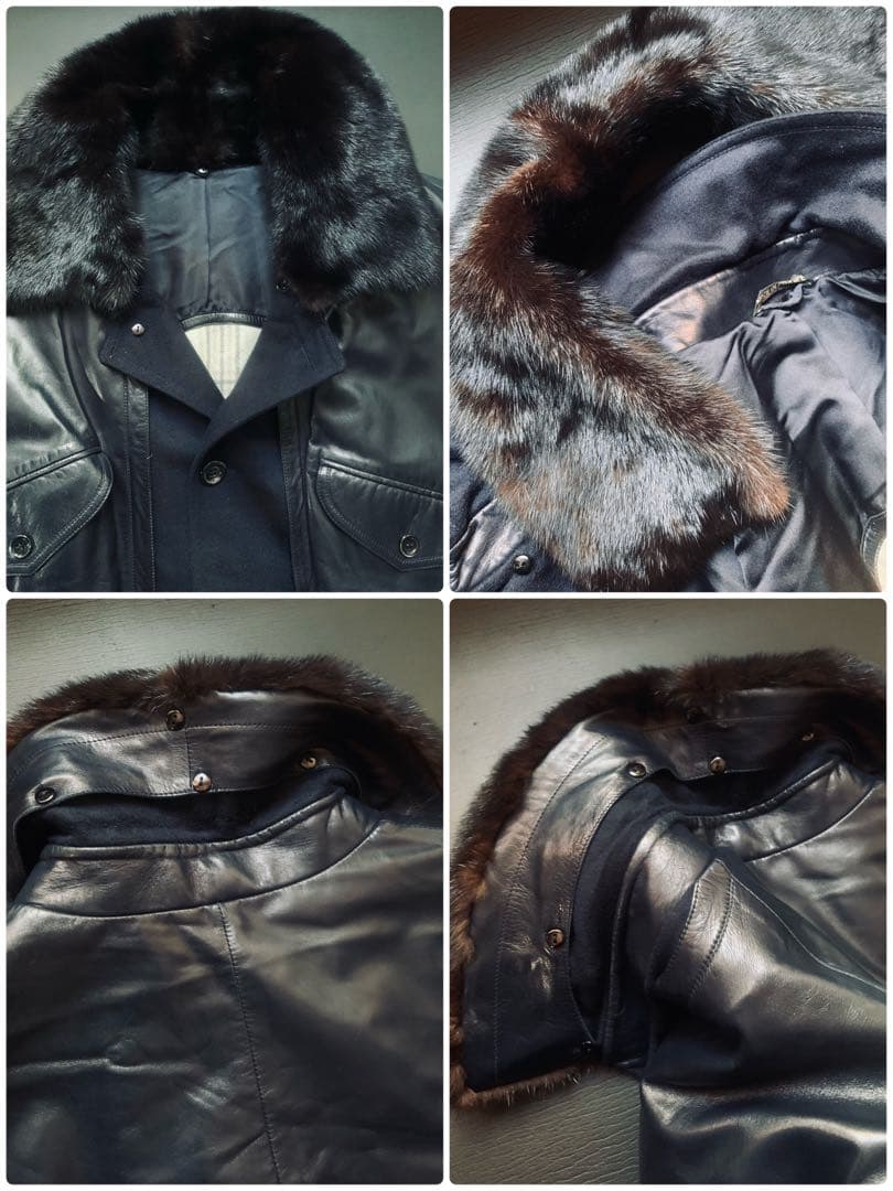 アバンギャルドでラグジュアリーなフレンチヴィンテージコート　極上の仕立て