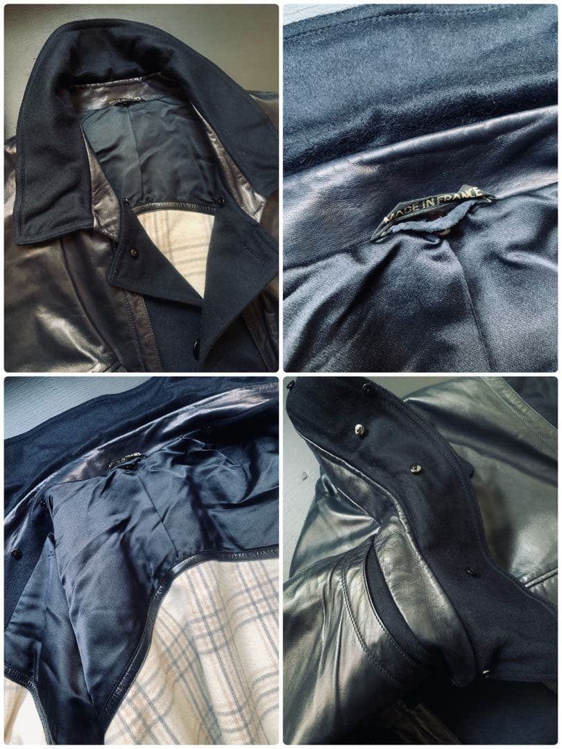 アバンギャルドでラグジュアリーなフレンチヴィンテージコート　極上の仕立て