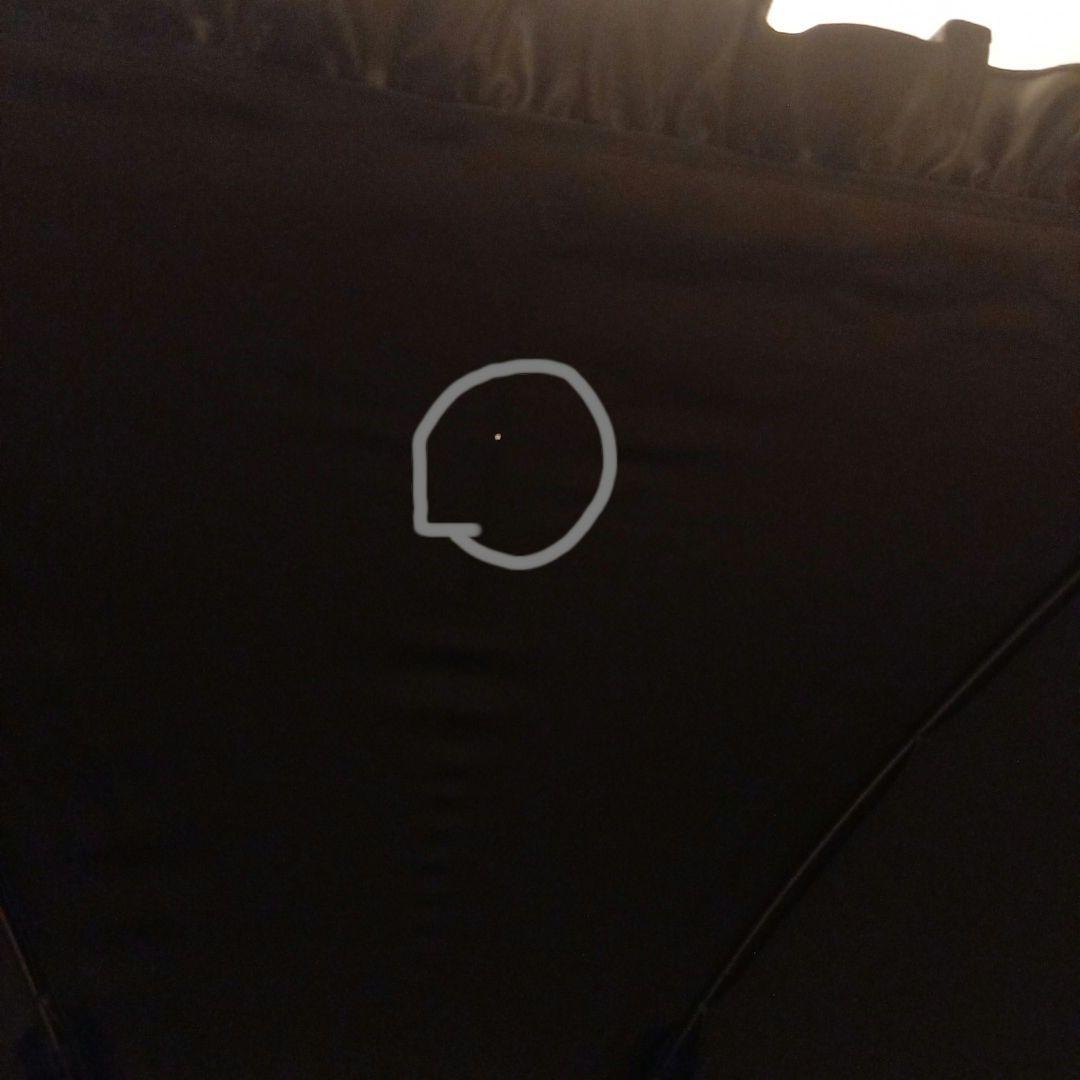 サンバリア100 日傘　長傘　ブラック　フリル　 Mサイズ