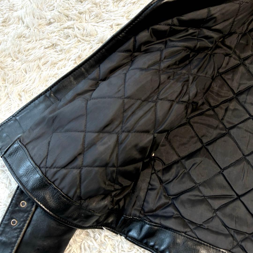 Schott 613 40 牛タグ ワンスター ダブルライダースジャケット