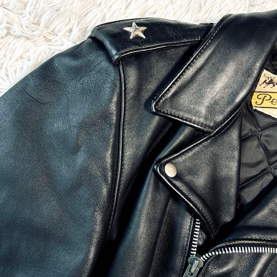 Schott 613 40 牛タグ ワンスター ダブルライダースジャケット