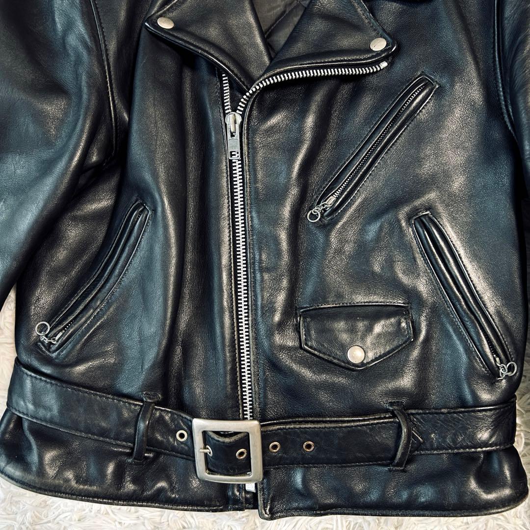 Schott 613 40 牛タグ ワンスター ダブルライダースジャケット