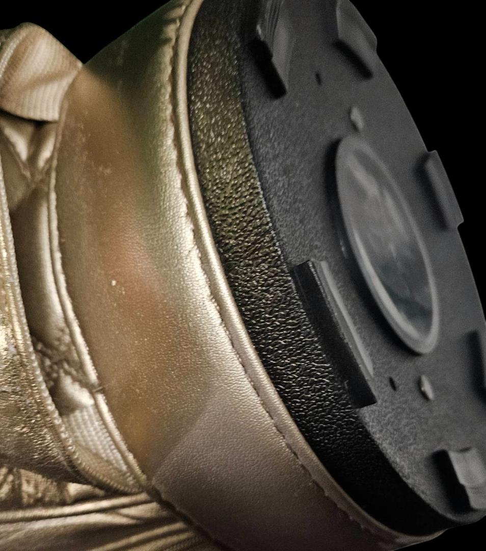 送料無料/美品　Mizuno ホワイトゴールドカラー/ 軽量タイプキャディバッグ