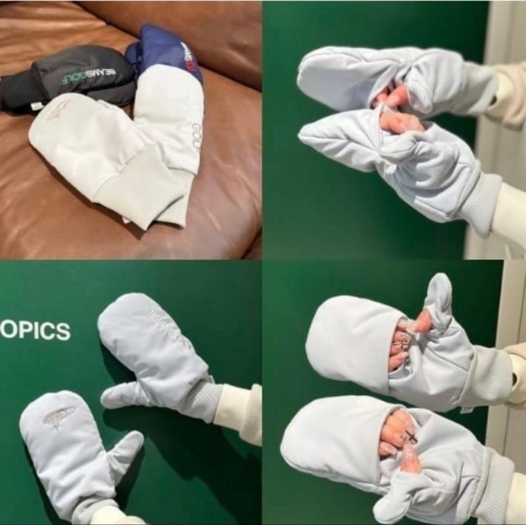 BEAMS GOLF ミトングローブ ネイビー Mサイズ