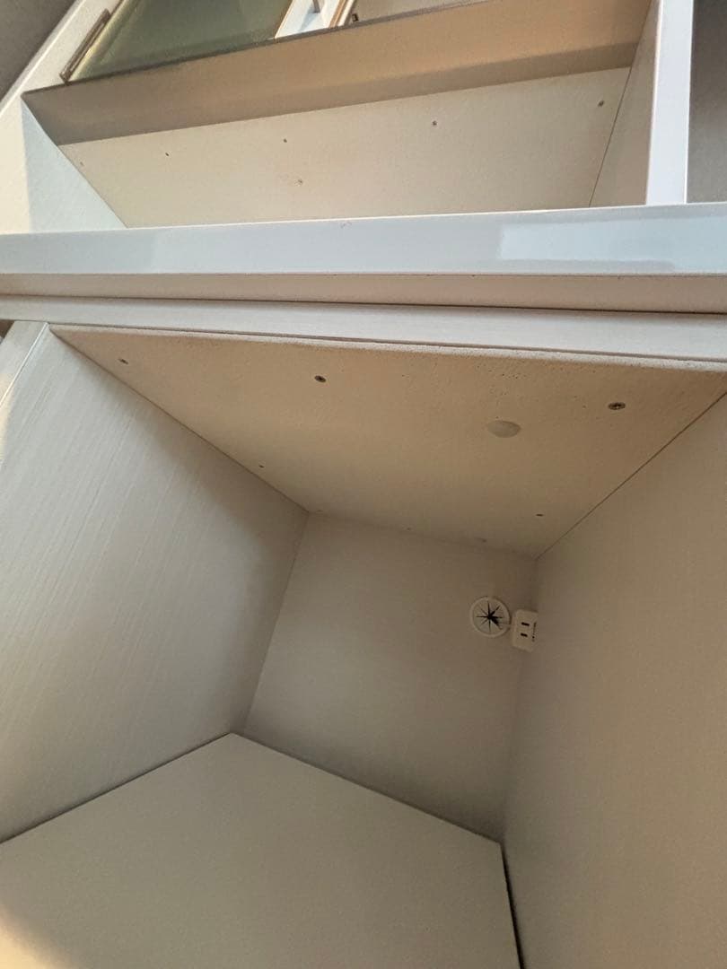 食器棚　ダイニングボード カップボード 幅約100cm ホワイト