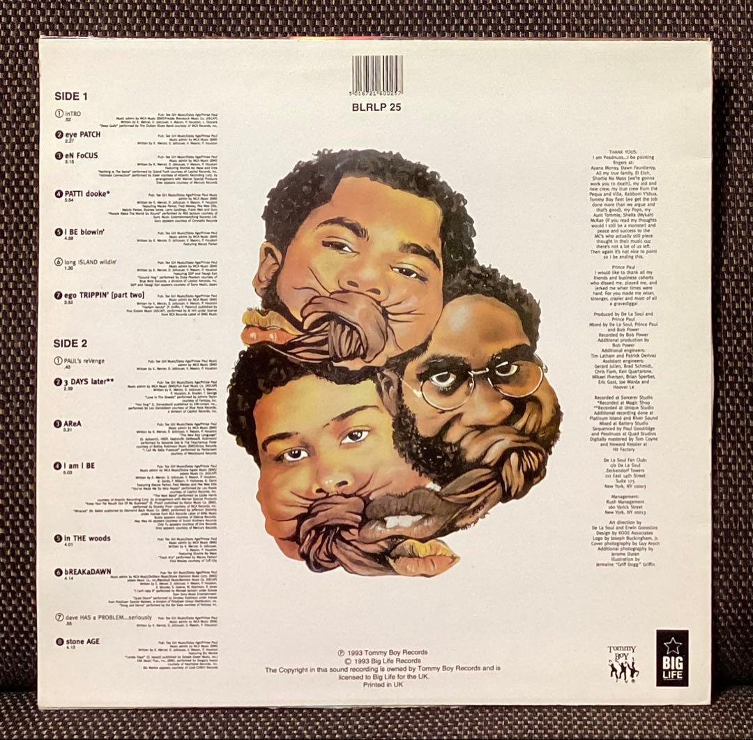 (USED)DE LA SOUL BUHLOONE MIND STATE UK盤
