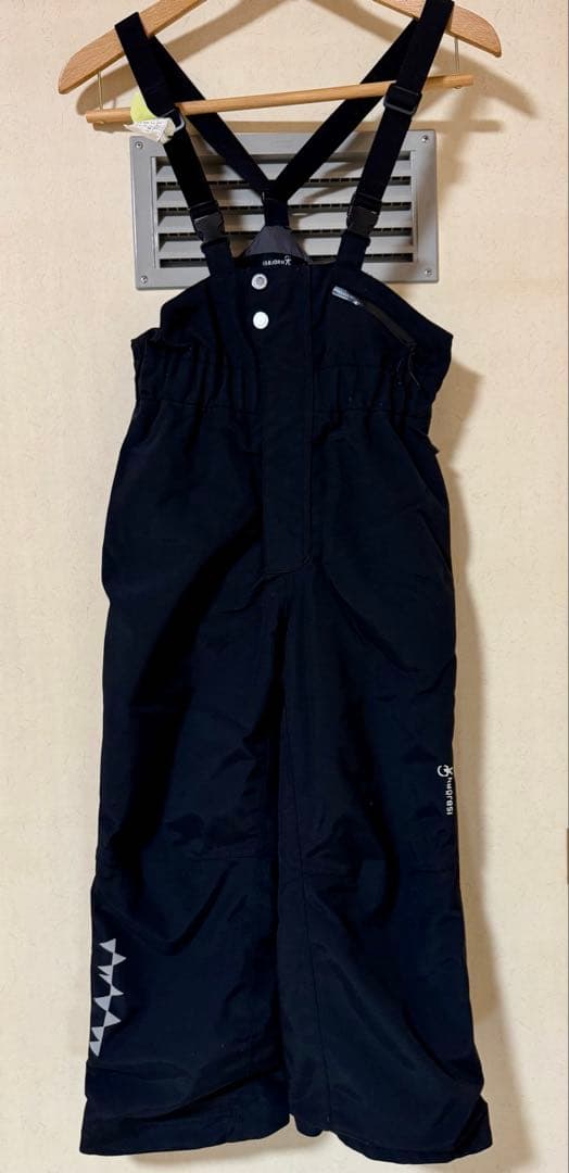 【美品】イスビョン ISBJORN SWEDEN ファー付 スキーウェア 上下