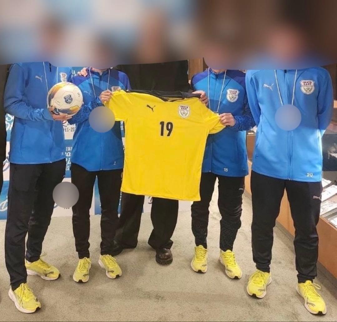 磐田東高校サッカー部ユニフォーム　M チームジャージ　インナー＆スパッツ付属