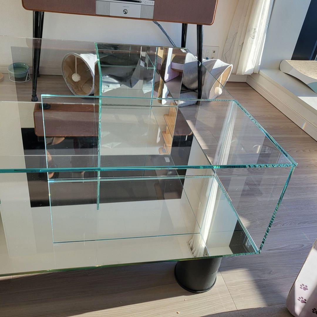 [トム様専]NATTUZZI 高級イタリア製ガラスリビングテーブル