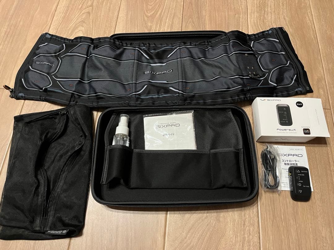 シックスパッド パワースーツライトコアベルト Mサイズ　コントローラー付き