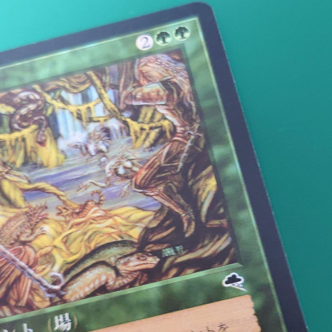 【送料無料】魔の魅惑 MTG 日本語 緑 エンチャント テンペスト プレイ用
