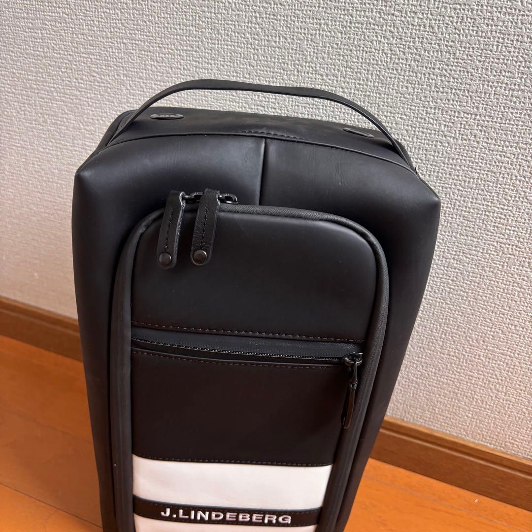 【J.Lindeberg Golf】シューズケース Black ＆ White