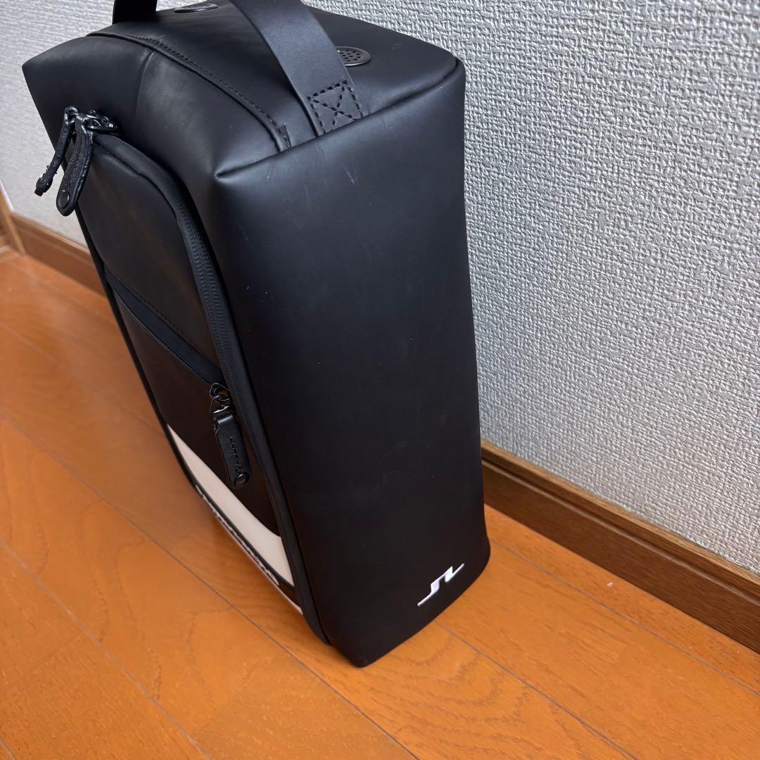 【J.Lindeberg Golf】シューズケース Black ＆ White