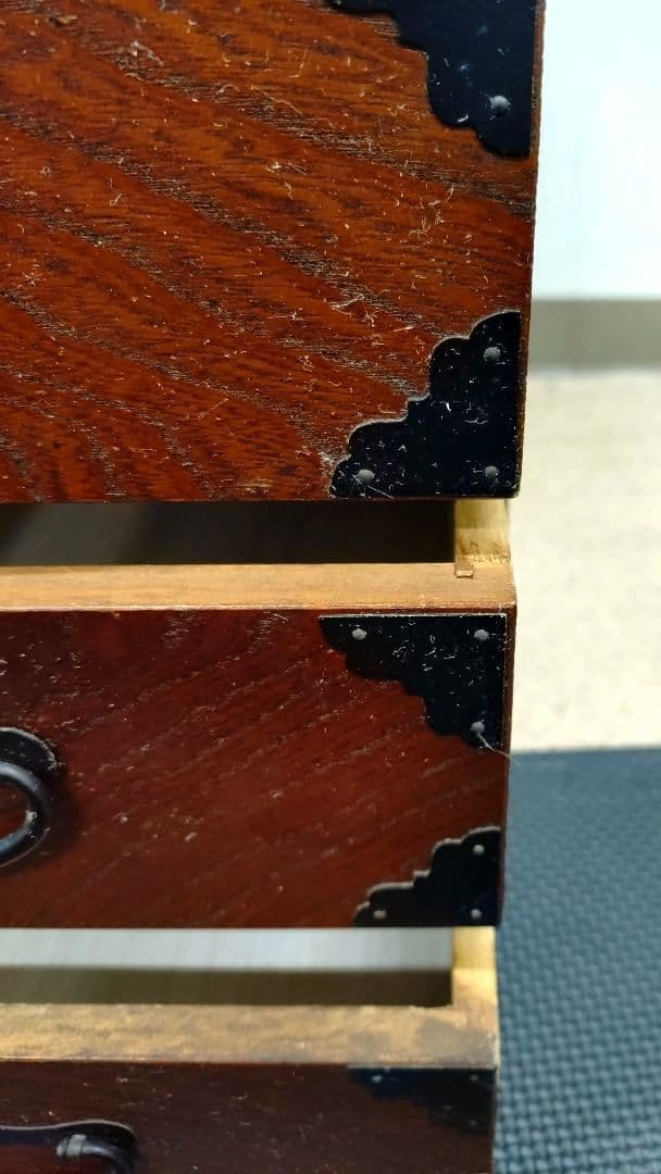 昭和レトロなアンティーク木製長火鉢　＆Peace