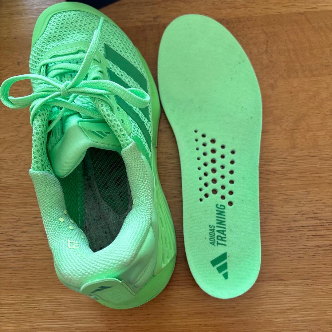 adidas ドロップセット3 トレーニングシューズ　24.5cm 蛍光グリーン