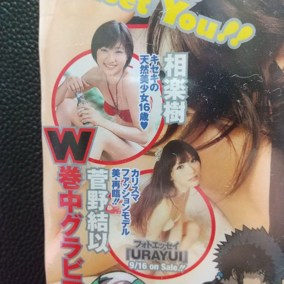 ヤングガンガン 2011年19号※柏木由紀グラビア　ピンナップ※相楽樹 菅野結以