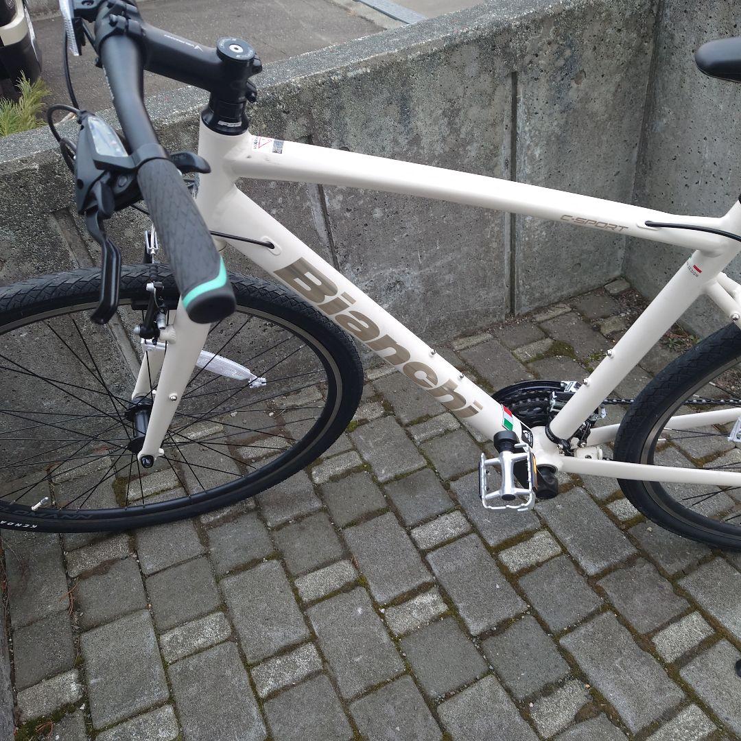 Bianchi C-SPORT 1　ビアンキクロスバイク ホワイト 札幌近郊