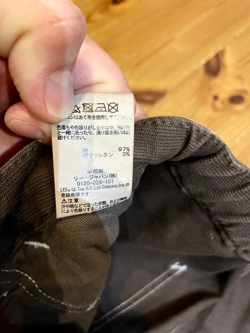 ぽっこり様Lee リー　イージーペインターパンツ コーデュロイた調