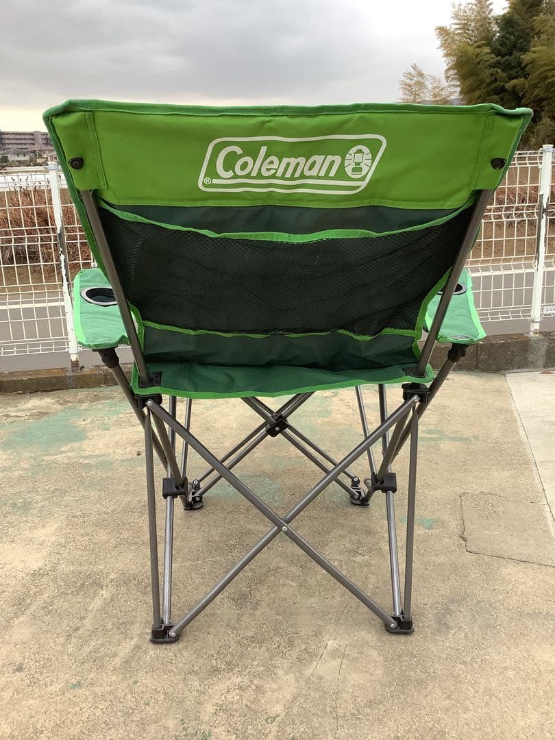 送料込み！ コールマン 折り畳み式アウトドアチェア リクライニング可能