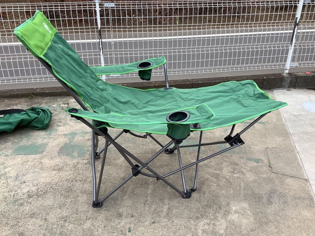 送料込み！ コールマン 折り畳み式アウトドアチェア リクライニング可能