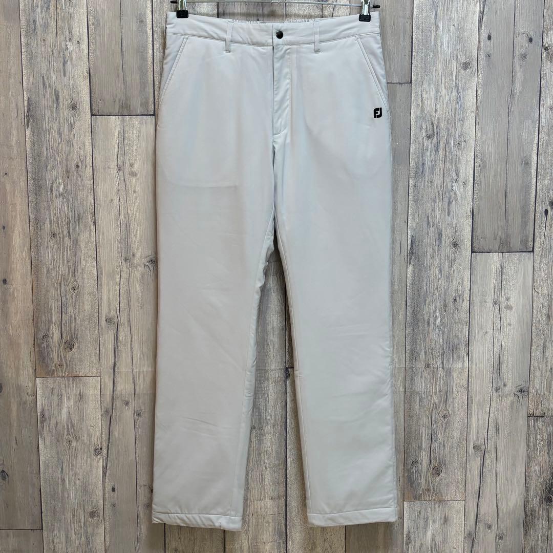 フットジョイ　Foot Joy ゴルフパンツ 中綿　ドローコード　ライトグレー
