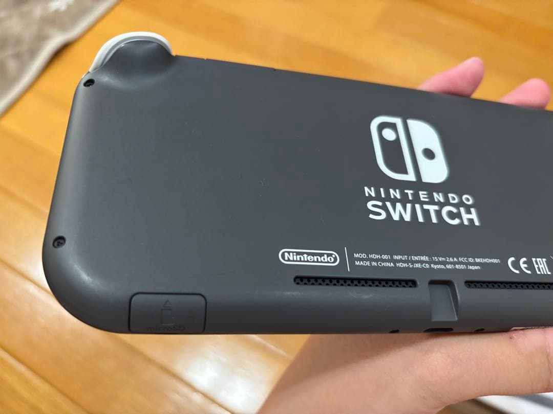 Nintendo Switch Lite グレー 本体 箱、ACアダプター付き