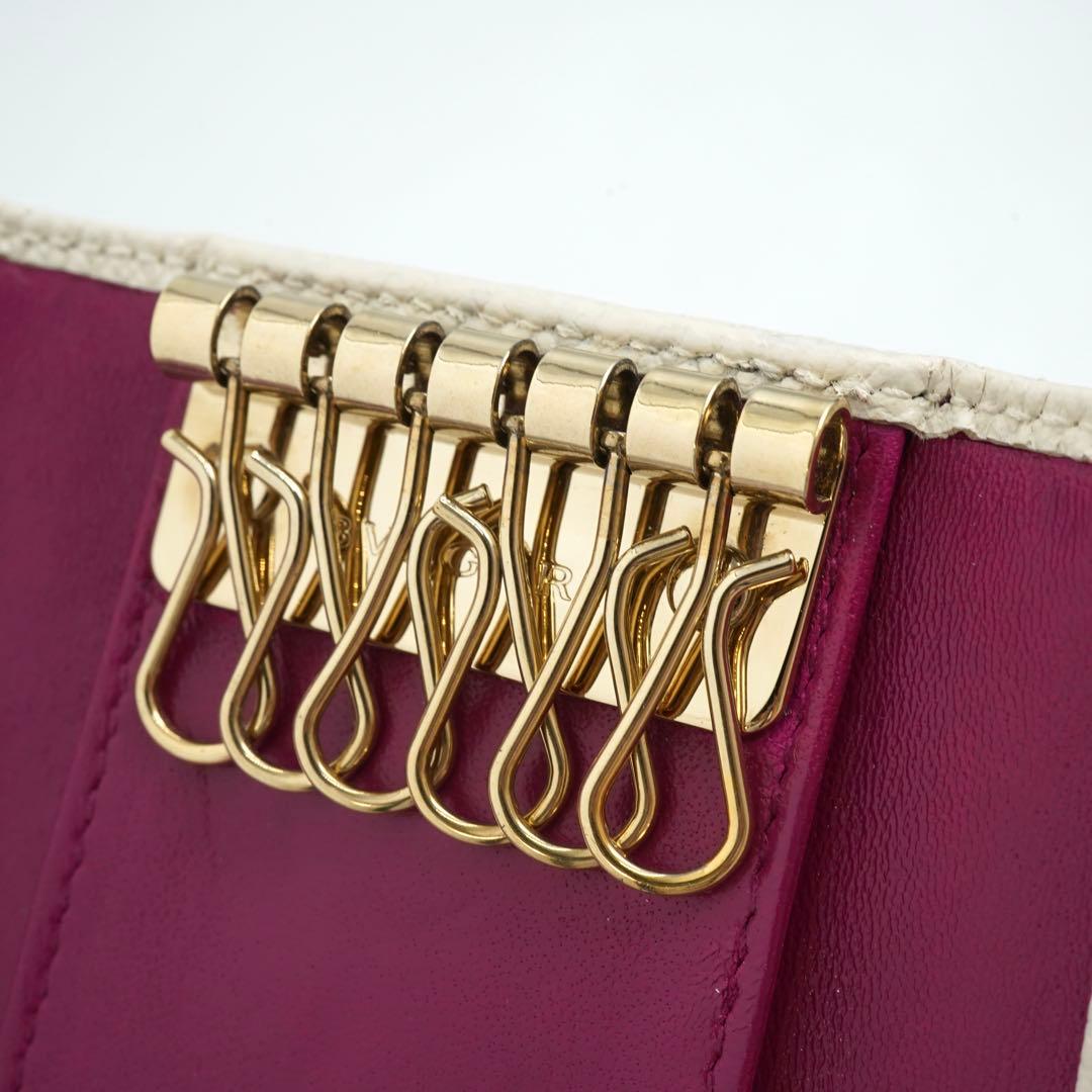 ✨未使用に近い✨　BVLGARI キーケース　ロゴマニア　クラシコ　6連　刻印