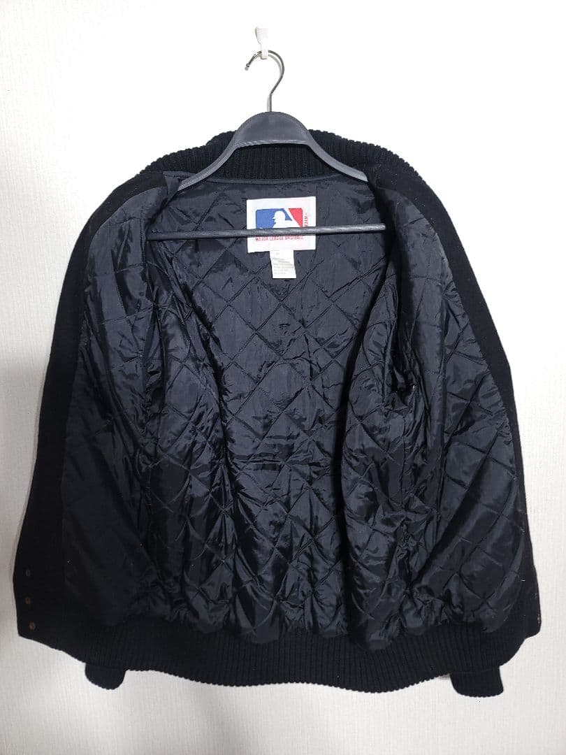 MLB WHITE SOX JACKET ウール　スタジャンホワイトソックス　黒