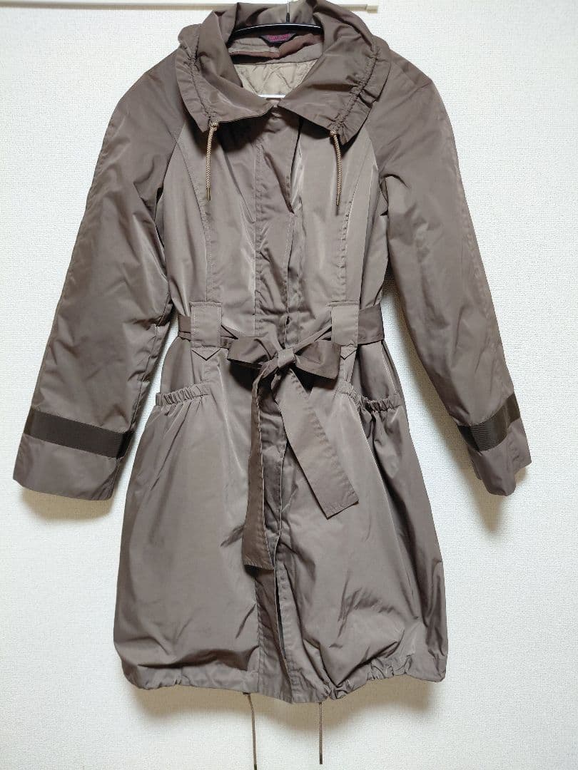 美品　Yuki Torii ウエストタイ・リボンコート