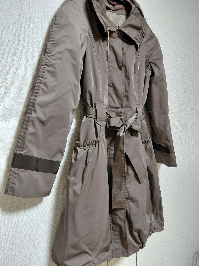 美品　Yuki Torii ウエストタイ・リボンコート