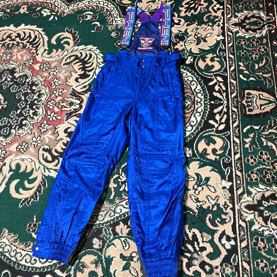 PHENIX ヴィンテージ スキー ウェア セットアップ 金刺繍　ラメ　レトロ