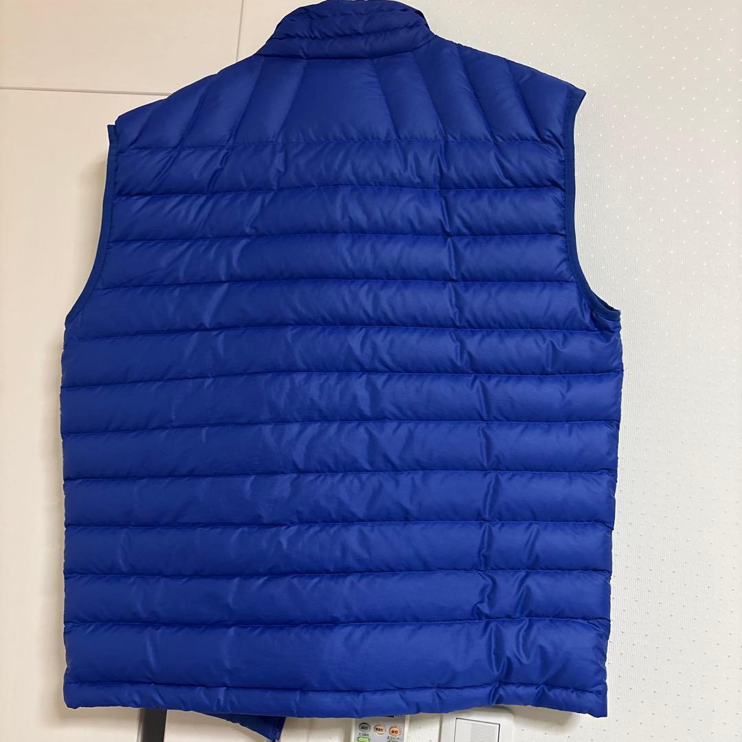 patagonia メンズ M ダウンベスト 青　パタゴニア