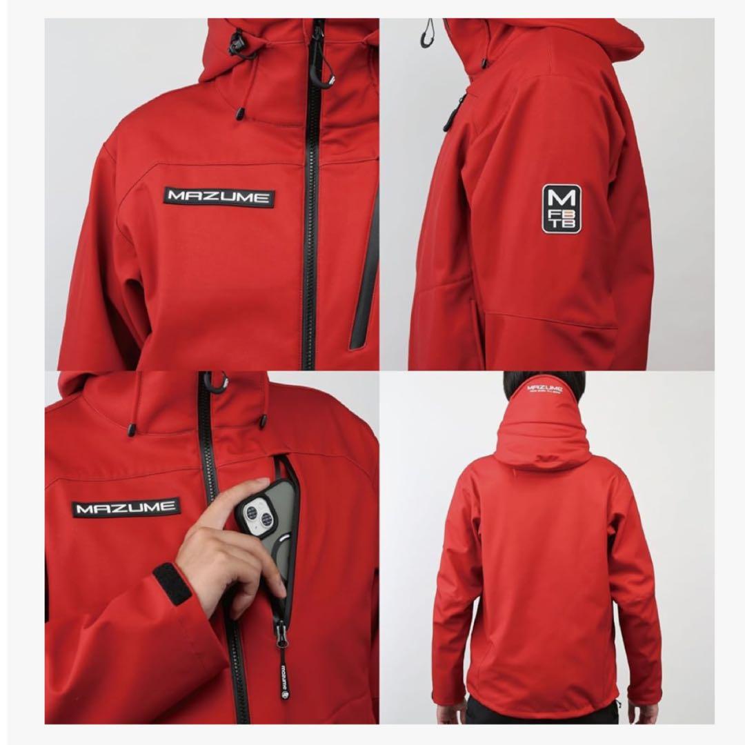 マズメ ウインドカットジャケット パンツM セットMAZUME防寒着 グリーン