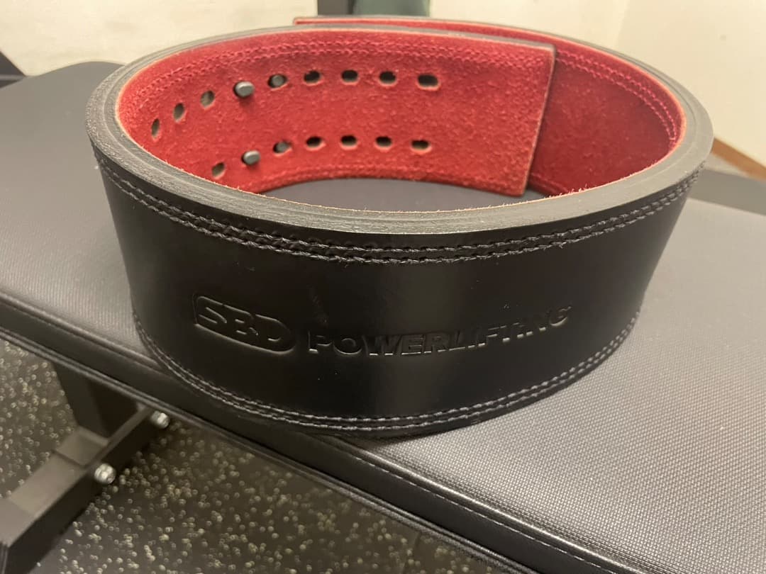 SBDパワーリフティングベルト　13mm Mサイズ