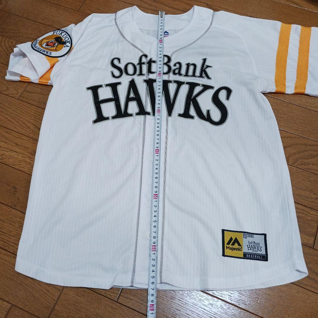 【刺繍】福岡ソフトバンクホークス　レプリカユニフォーム　柳田悠岐　Mサイズ