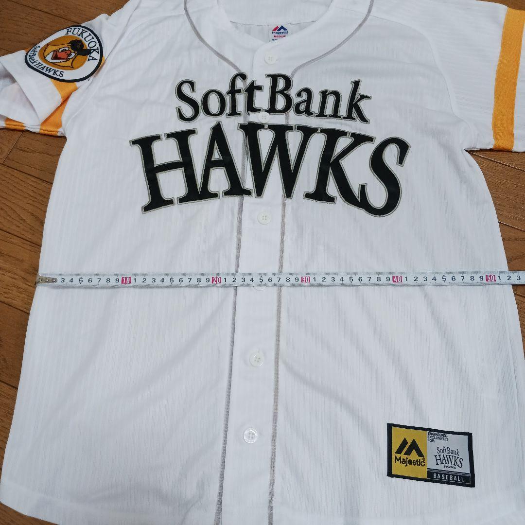 【刺繍】福岡ソフトバンクホークス　レプリカユニフォーム　柳田悠岐　Mサイズ