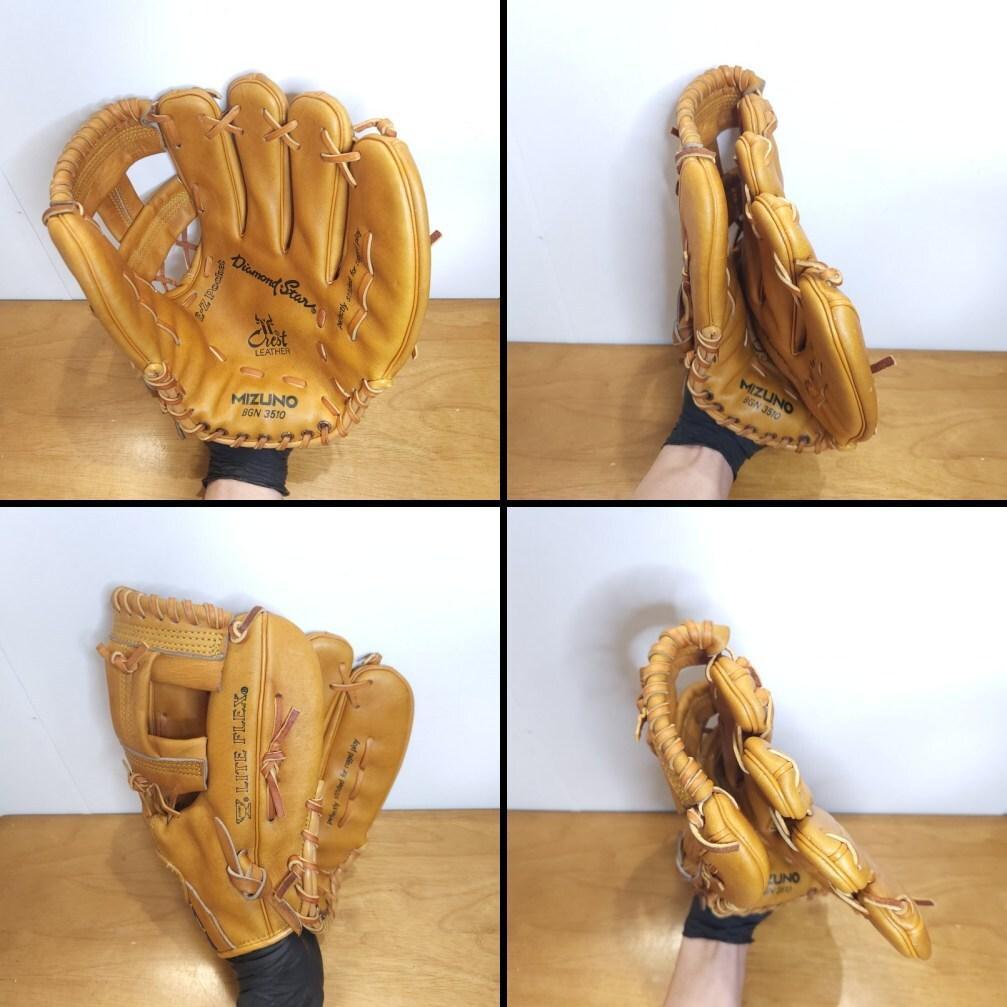 ミズノ ダイアモンドスター ビンテージグラブ 激レア 美品 内野用 軟式グローブ
